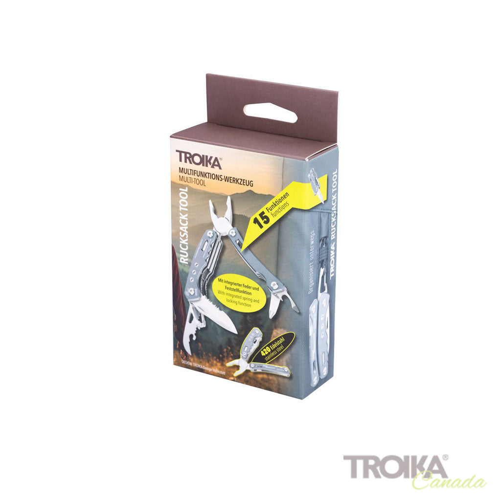 TROIKA Multi-tool "RUCKSACK TOOL" packaging