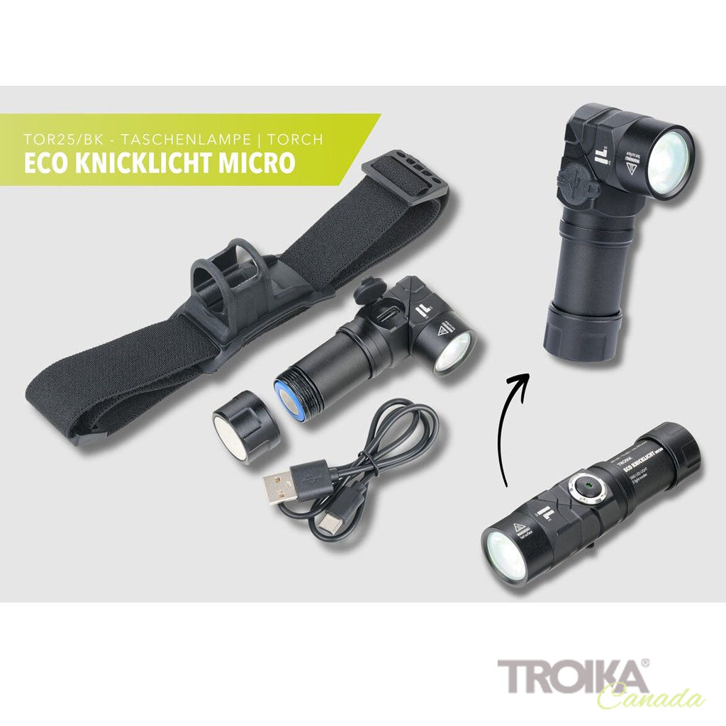 TROIKA Flashlight "ECO KNICKLICHT MICRO"