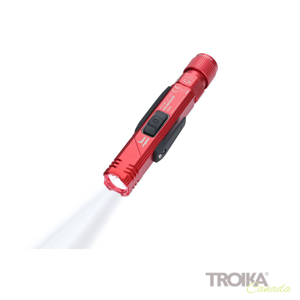 TROIKA Flashlight "ECO KNICKLICHT" - Red