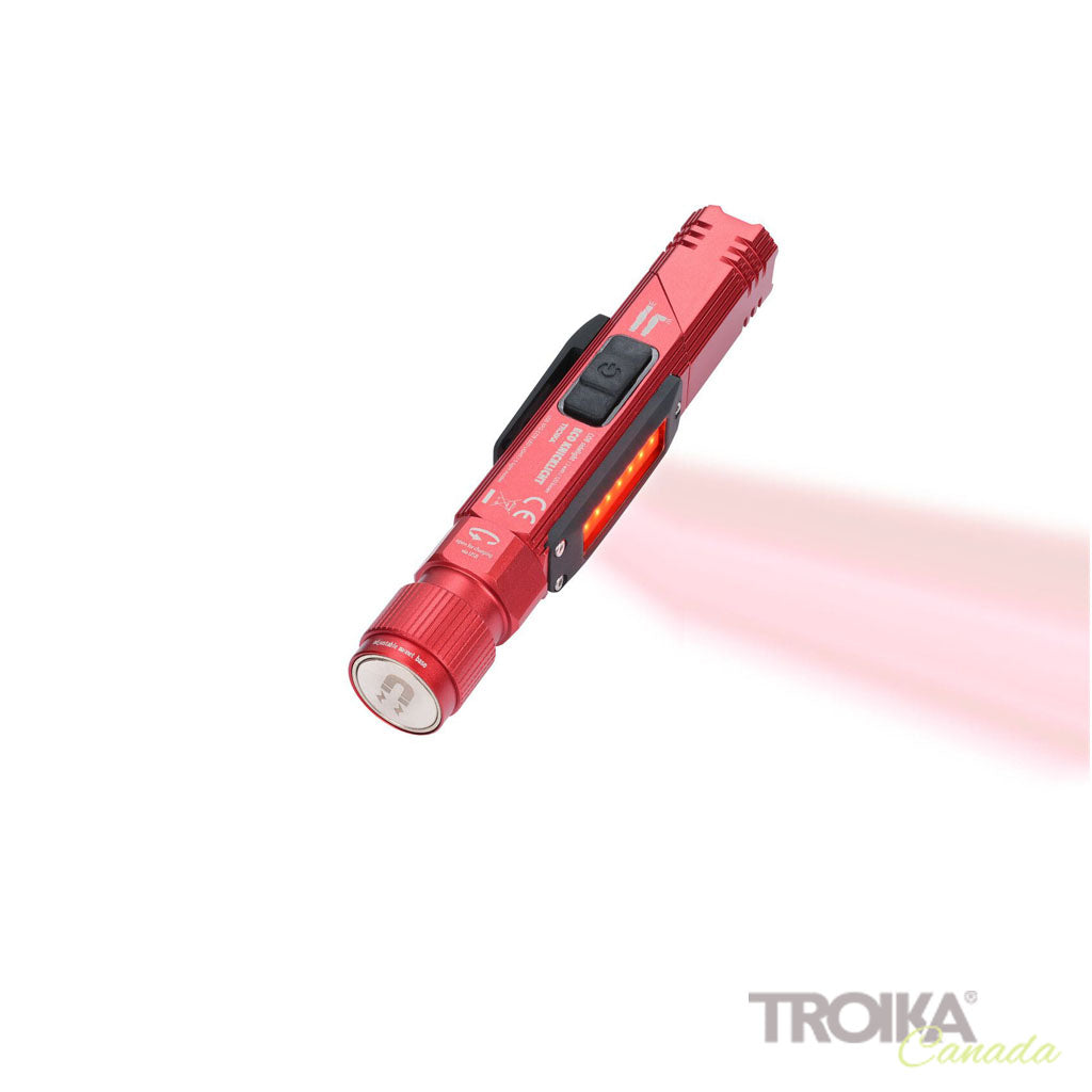 TROIKA Flashlight "ECO KNICKLICHT" - Red