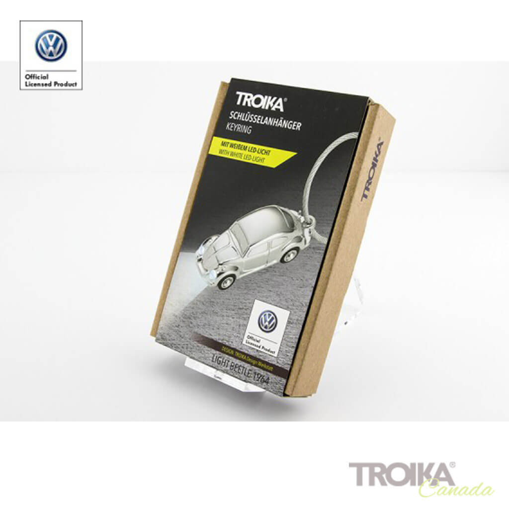 TROIKA Keychain "LED LIGHT BEETLE 1964"