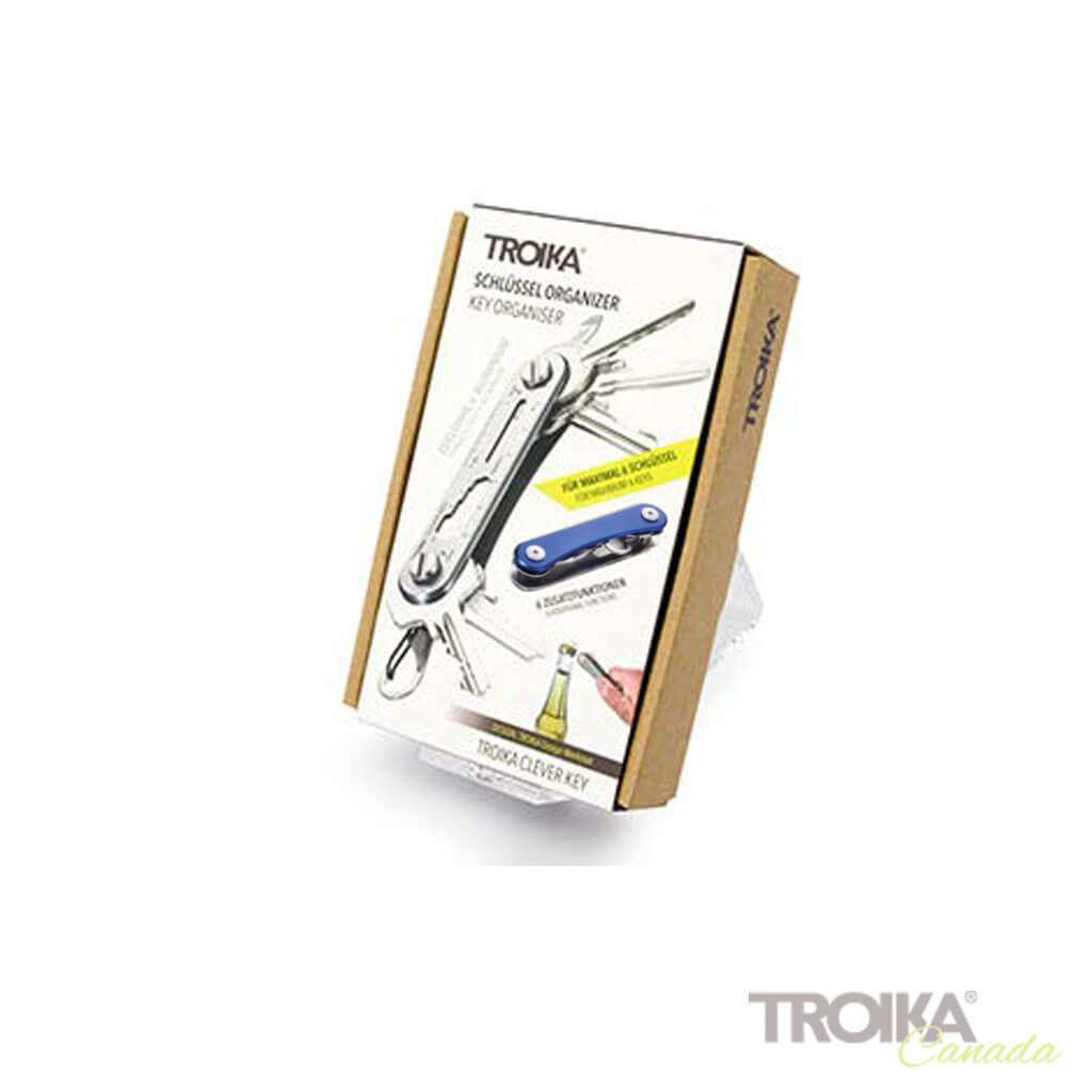 TROIKA Key organizer "CLEVER KEY" - blue