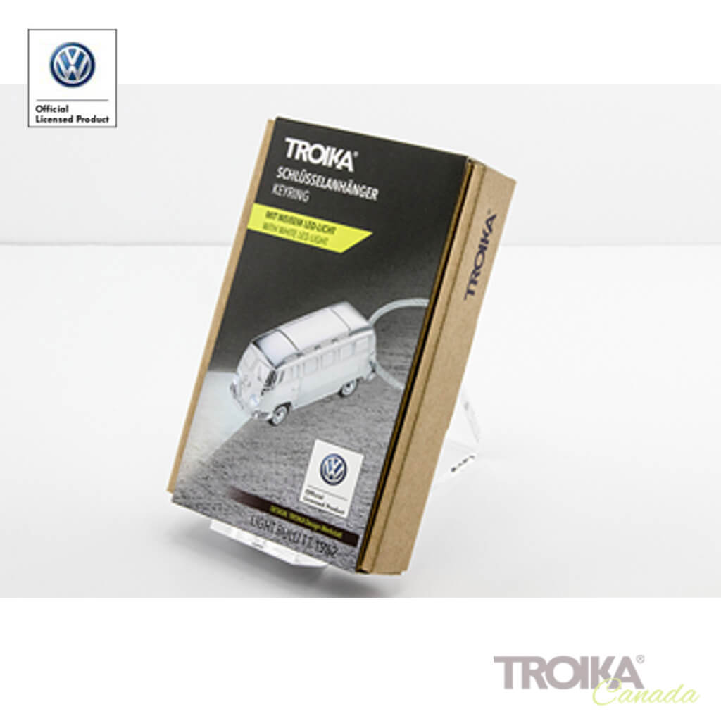 TROIKA Keychain "LIGHT BULLI T1 1962" - silver