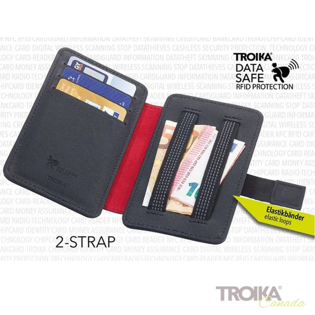 TROIKA CREDIT CARD CASE "2-STRAP"