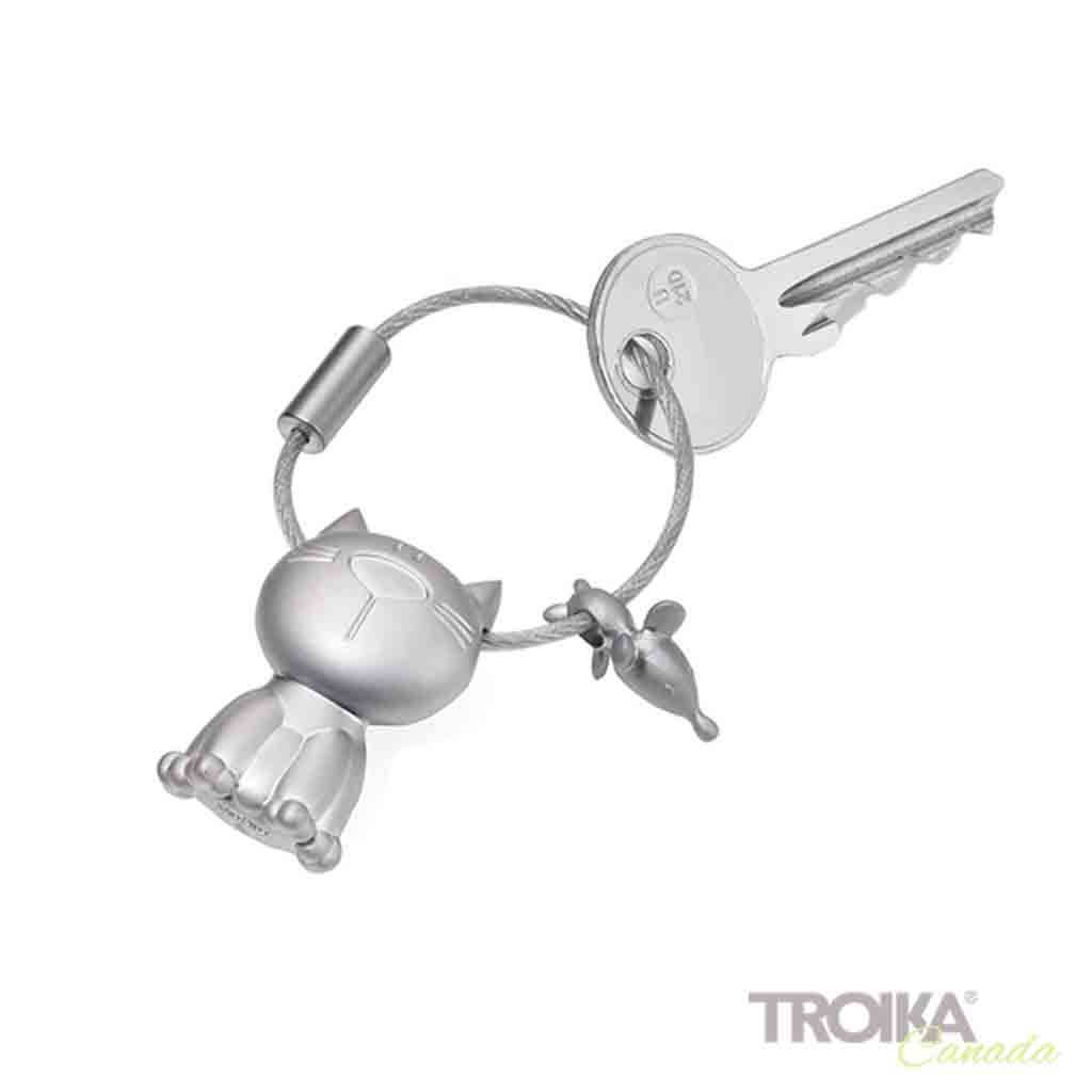TROIKA Keychain "CAT & MOUSE"