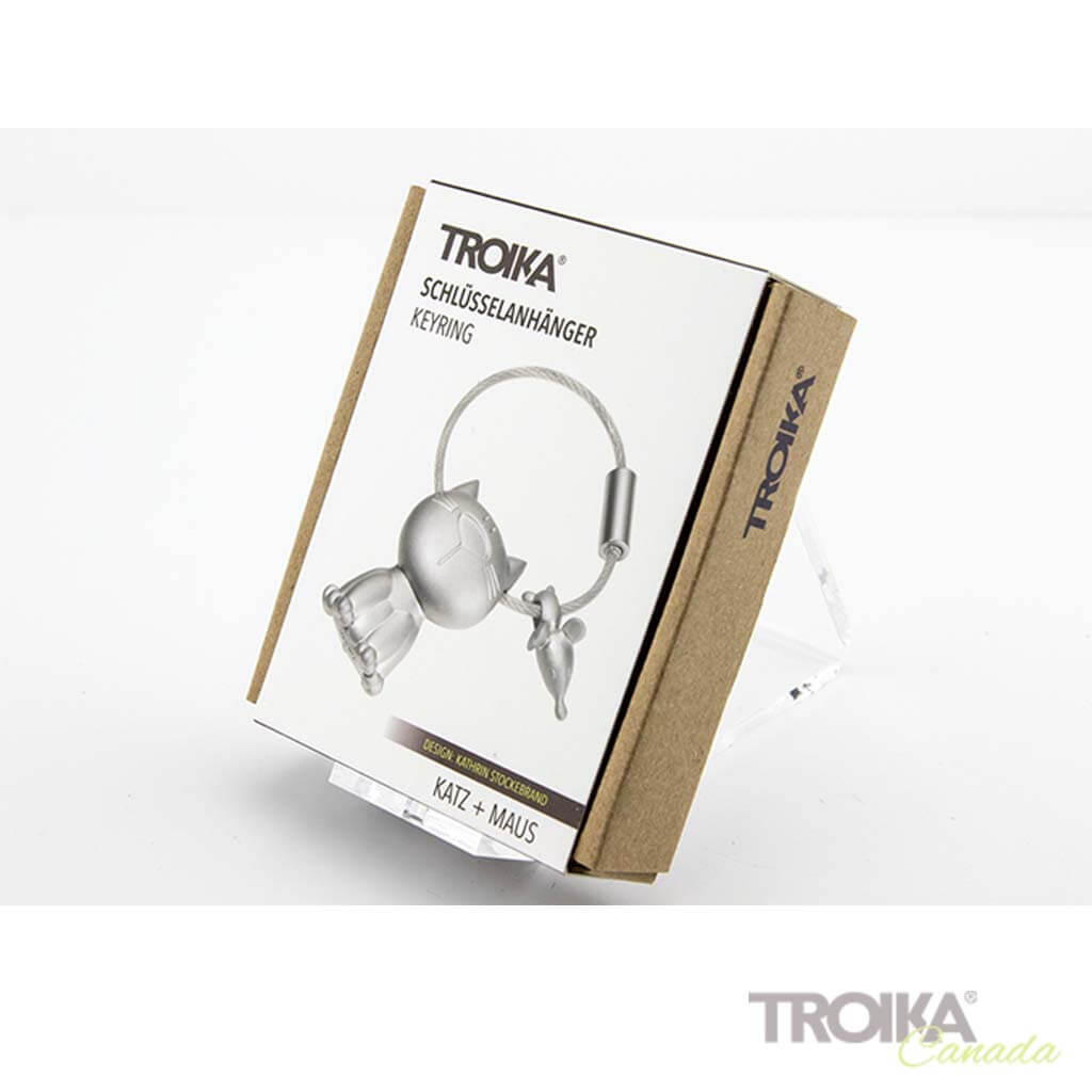 TROIKA Keychain "CAT & MOUSE"