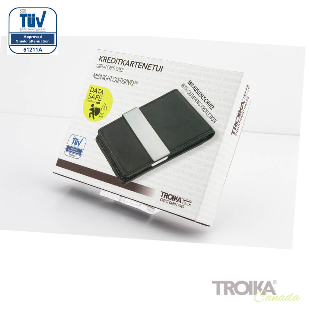 TROIKA Credit Card Case "MIDNIGHT CARDSAVER"