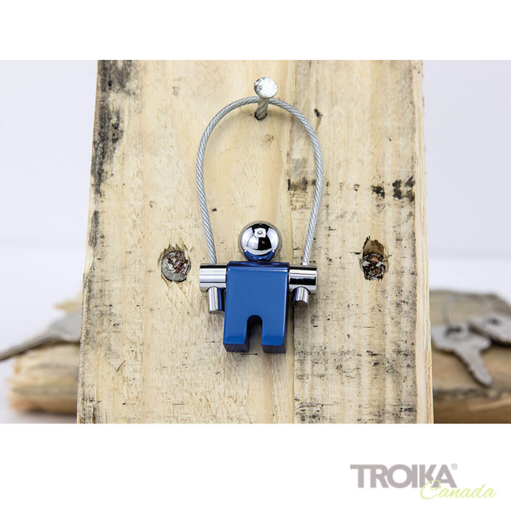 TROIKA Keychain "JUMPER" - blue