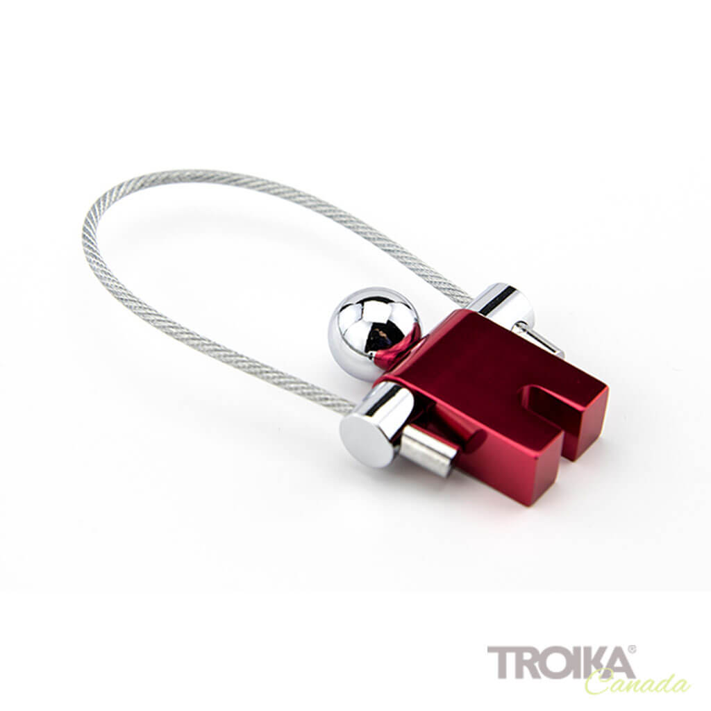TROIKA Keychain "JUMPER" - red