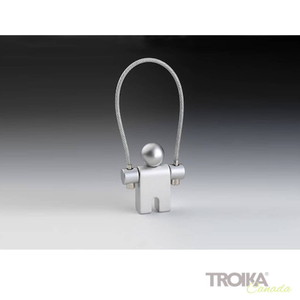 TROIKA Keychain "JUMPER" - silver