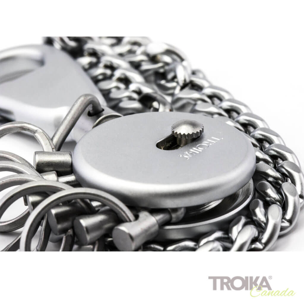 TROIKA Key organizer "PATENT CHAIN" - matt