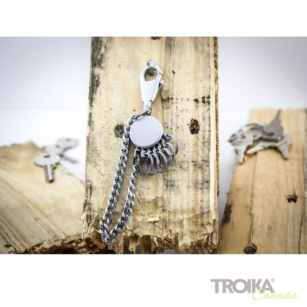 TROIKA Key organizer "PATENT CHAIN" - matt