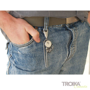 TROIKA Key organizer "PATENT CHAIN" - matt