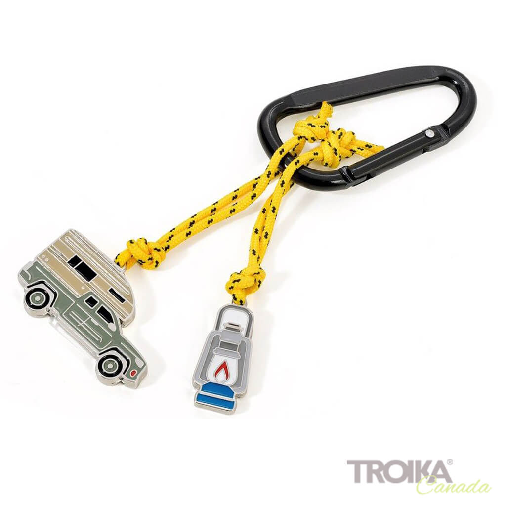 TROIKA Keychain &quot;CAMPING&quot;