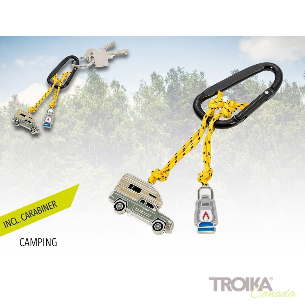 TROIKA Keychain "CAMPING"