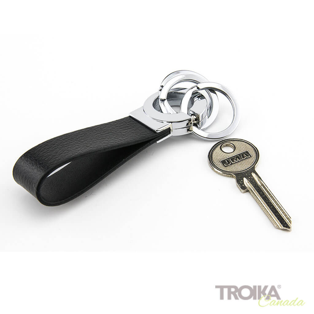 TROIKA Keychain "KEY-CLICK" - BLACK