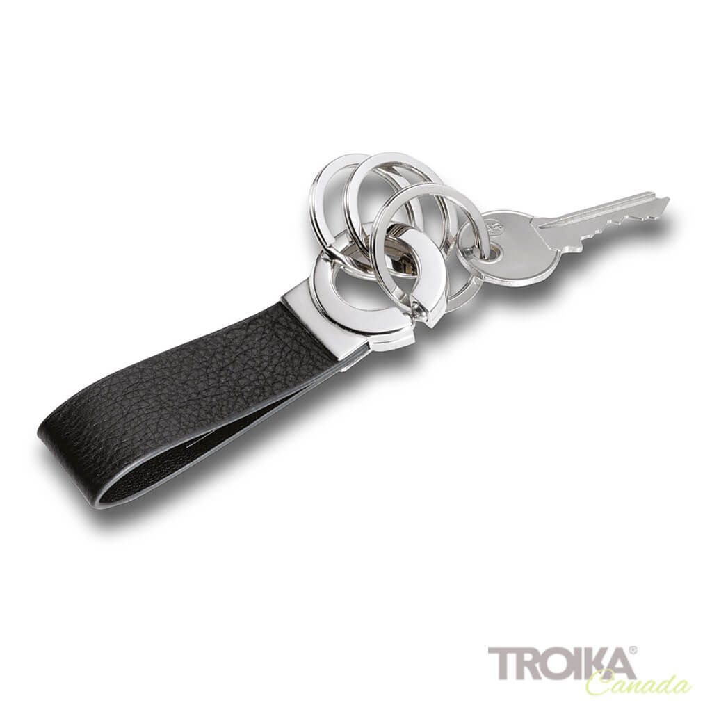 TROIKA Keychain "KEY-CLICK" - BLACK