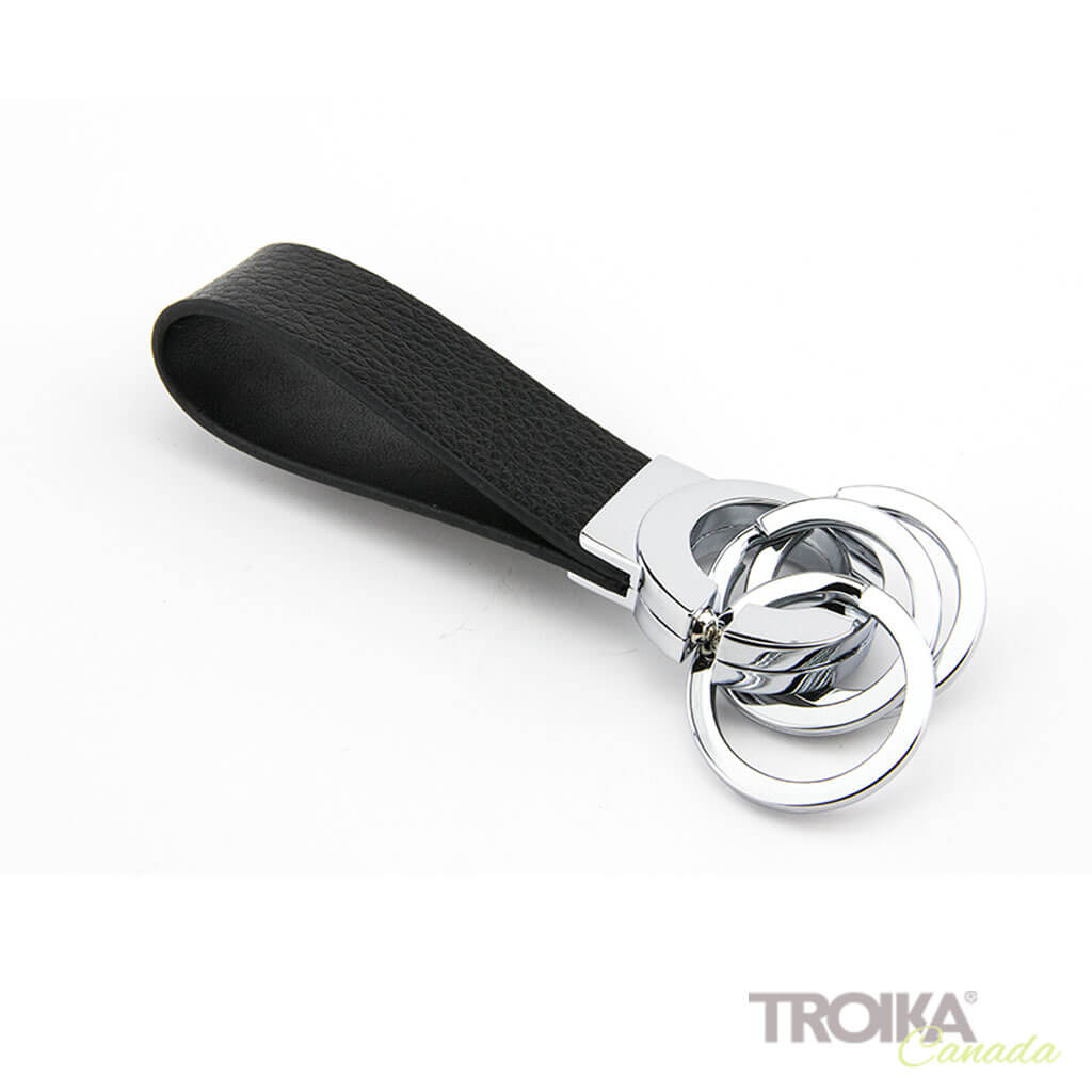 TROIKA Keychain "KEY-CLICK" - BLACK