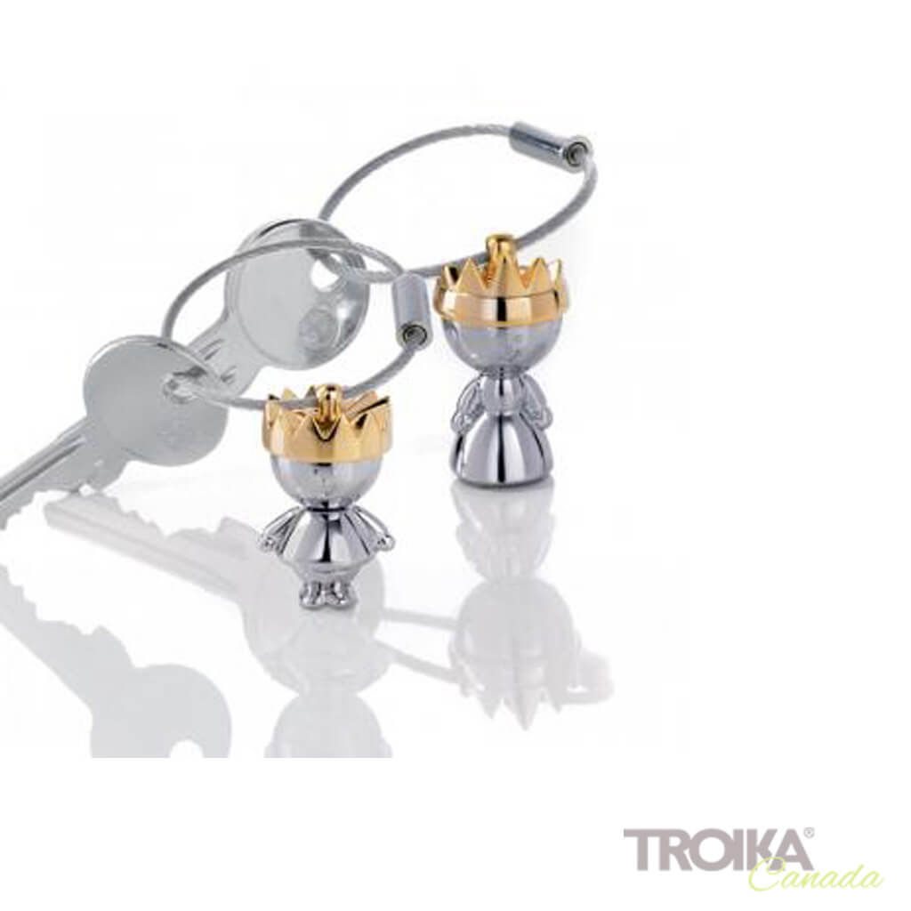 TROIKA Key chain "LITTLE KING and QUEEN