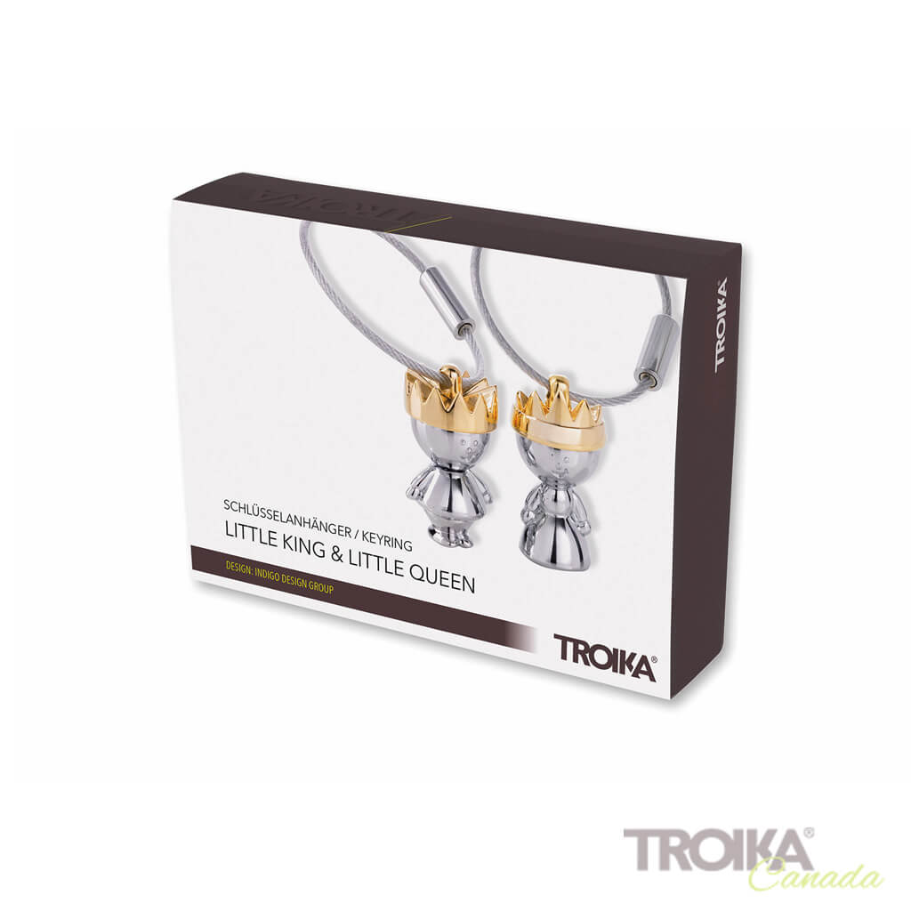 TROIKA Key chain "LITTLE KING LITTLE QUEEN"