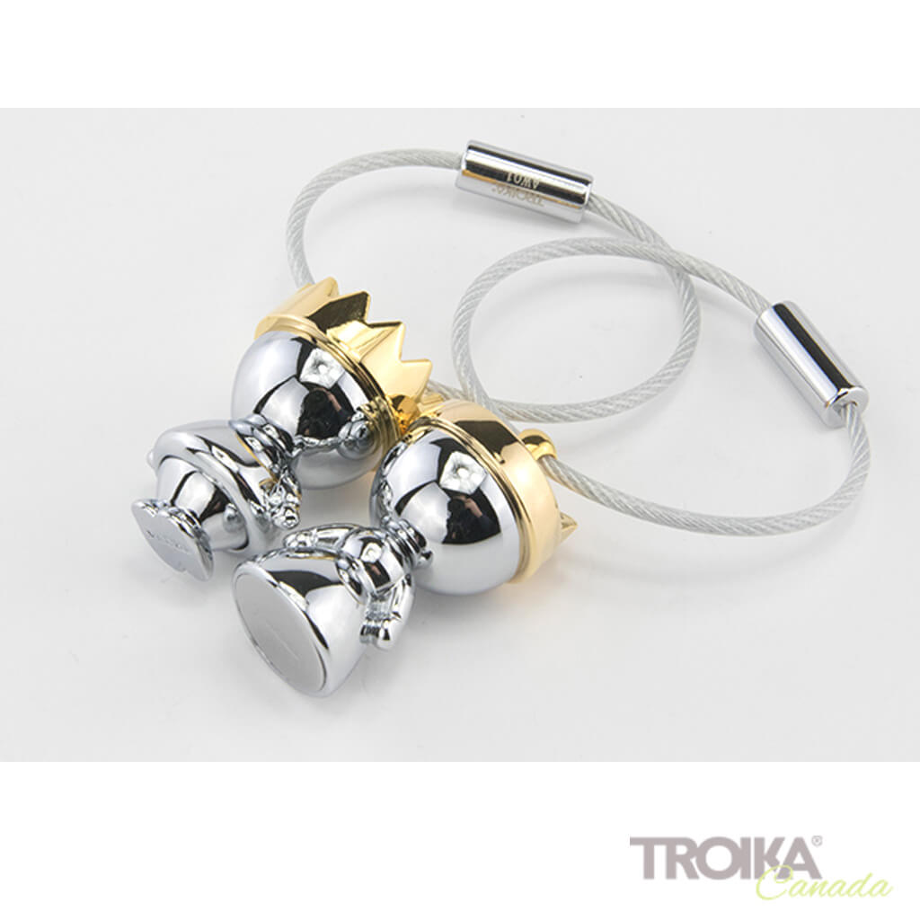 TROIKA Key chain "KING AND QUEEN KEYCHAIN"
