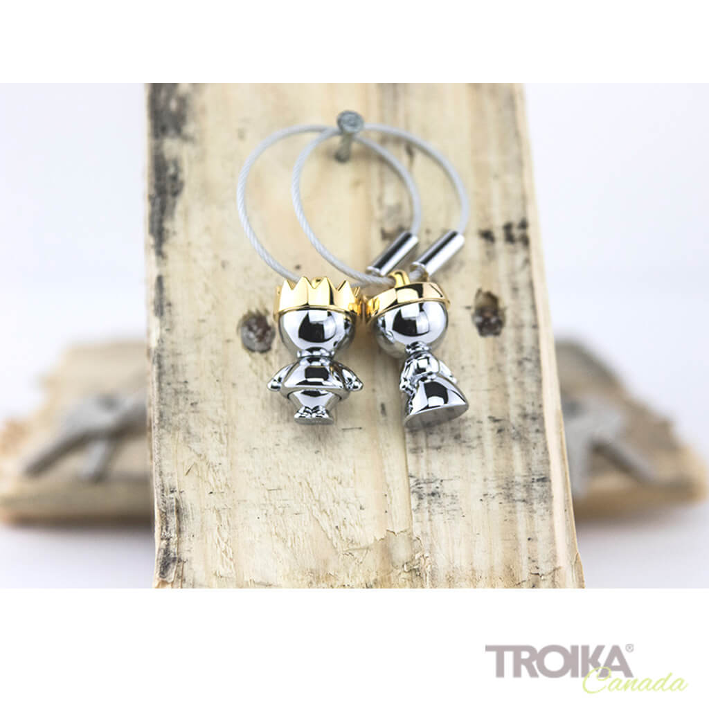 TROIKA KING AND QUEEN KEYCHAIN