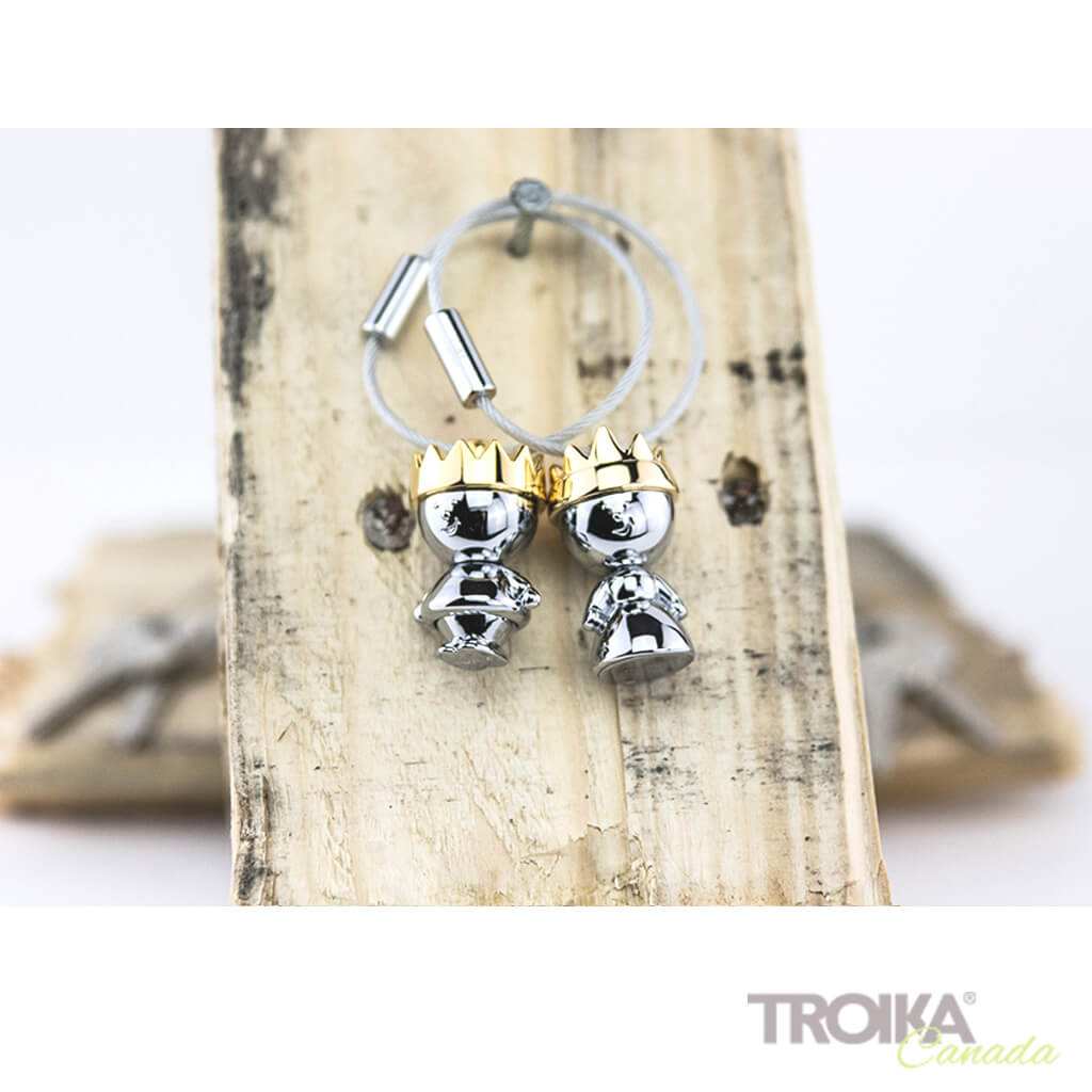 TROIKA Key chain "LITTLE KING LITTLE QUEEN"