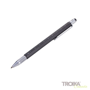 TROIKA Notepad DIN A6 incl. Ballpoint Pen Slim - Black