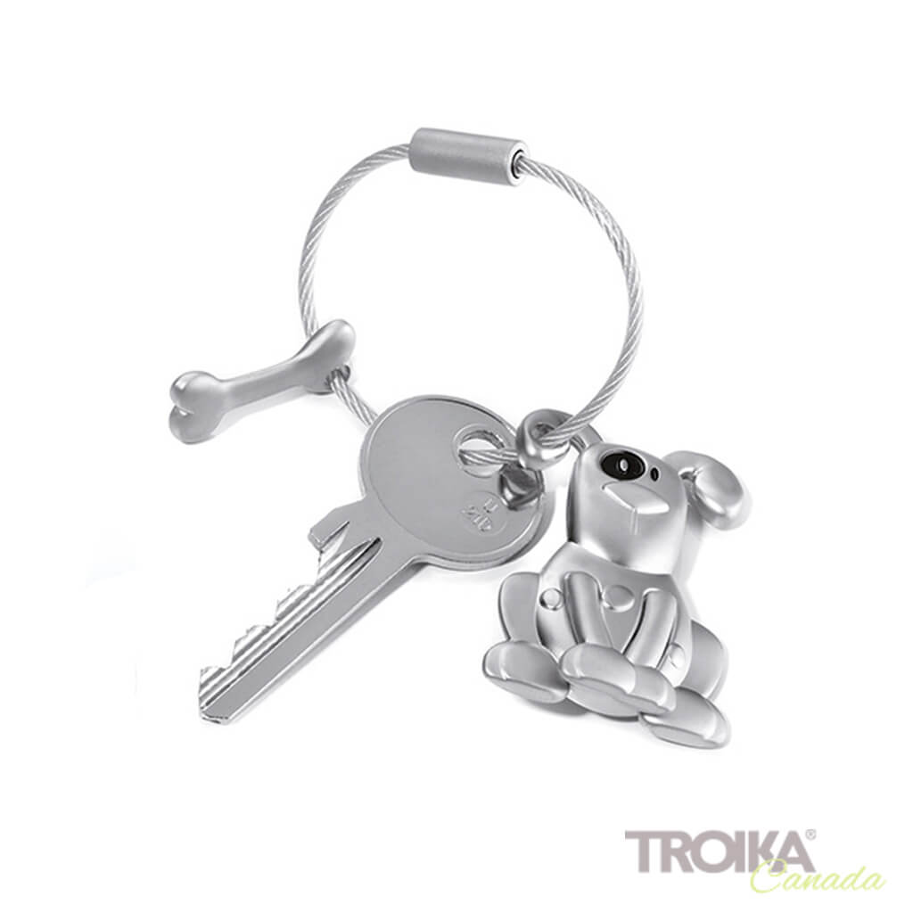 TROIKA Keychain "PETE" - Silver