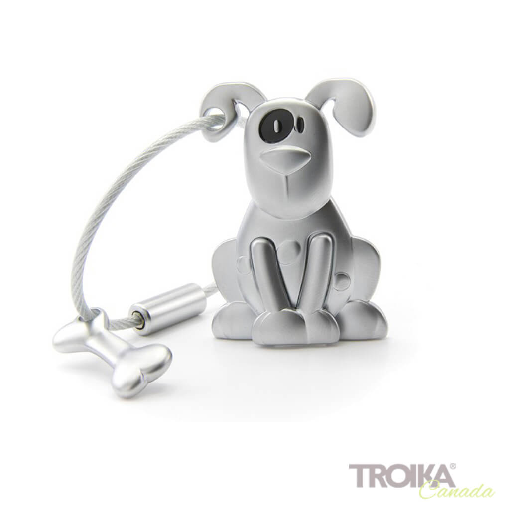 TROIKA Keychain "PETE" - Silver