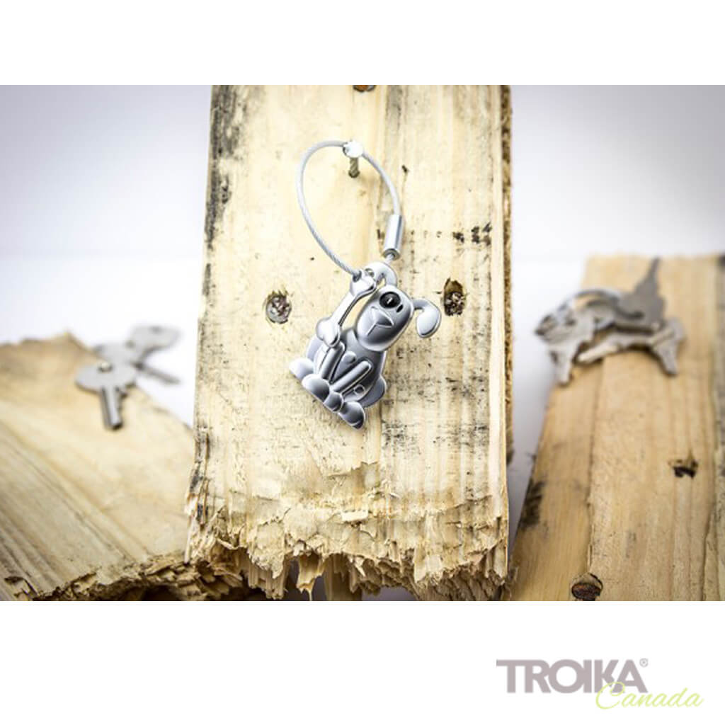 TROIKA Keychain "PETE" - Silver