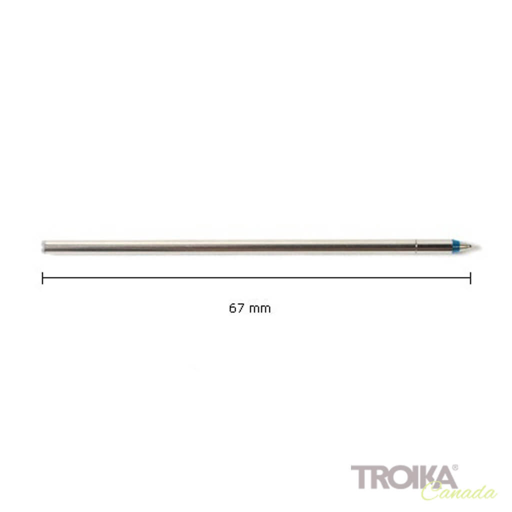 Troika Micro Pen Refill - Pack of 10 / Black
