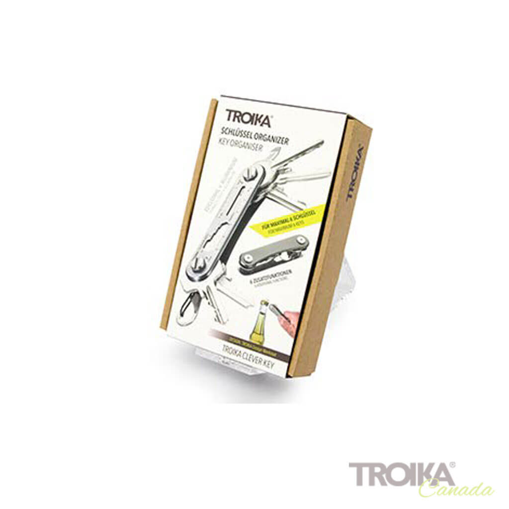 TROIKA Key organizer "CLEVER KEY" - grey