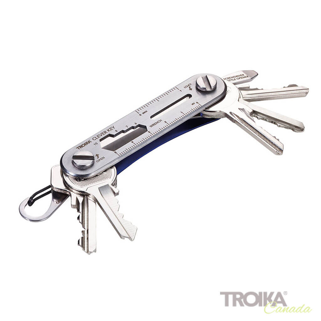 TROIKA Key organizer "CLEVER KEY" - blue