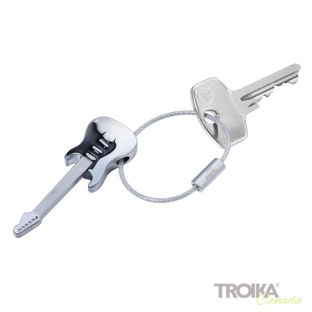TROIKA Keychain "STRAT AM RING"