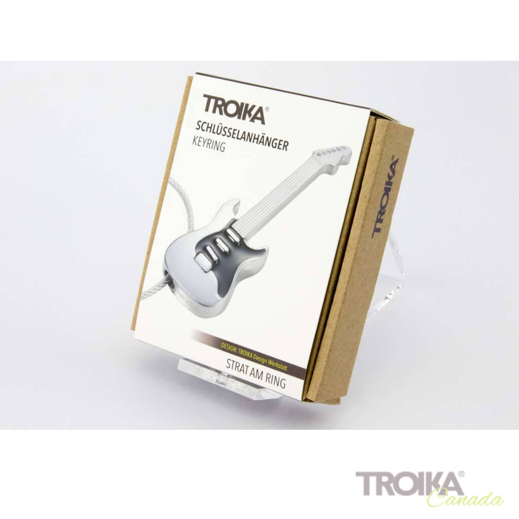 TROIKA Keychain "STRAT AM RING"