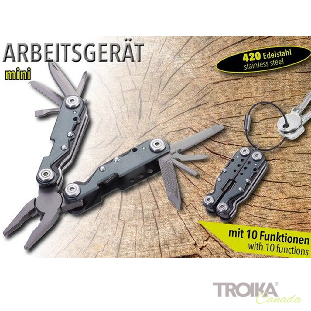 TROIKA Mini tool Keychain "WORKING TOOL - mini"