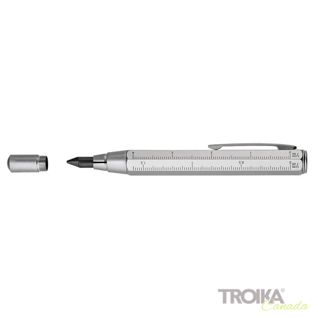 TROIKA’s Silver Carpenter’s Pencil  and sharpener