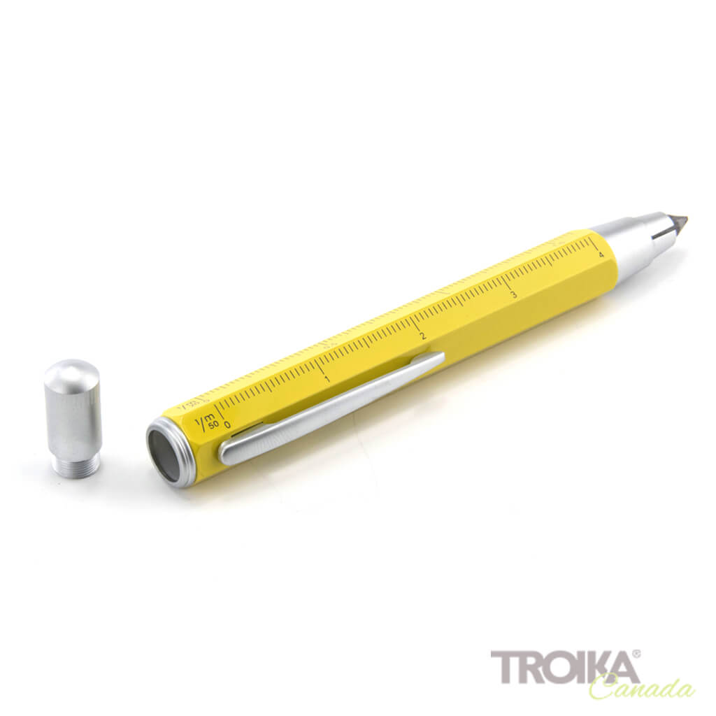 Yellow Carpenter's Pencil open