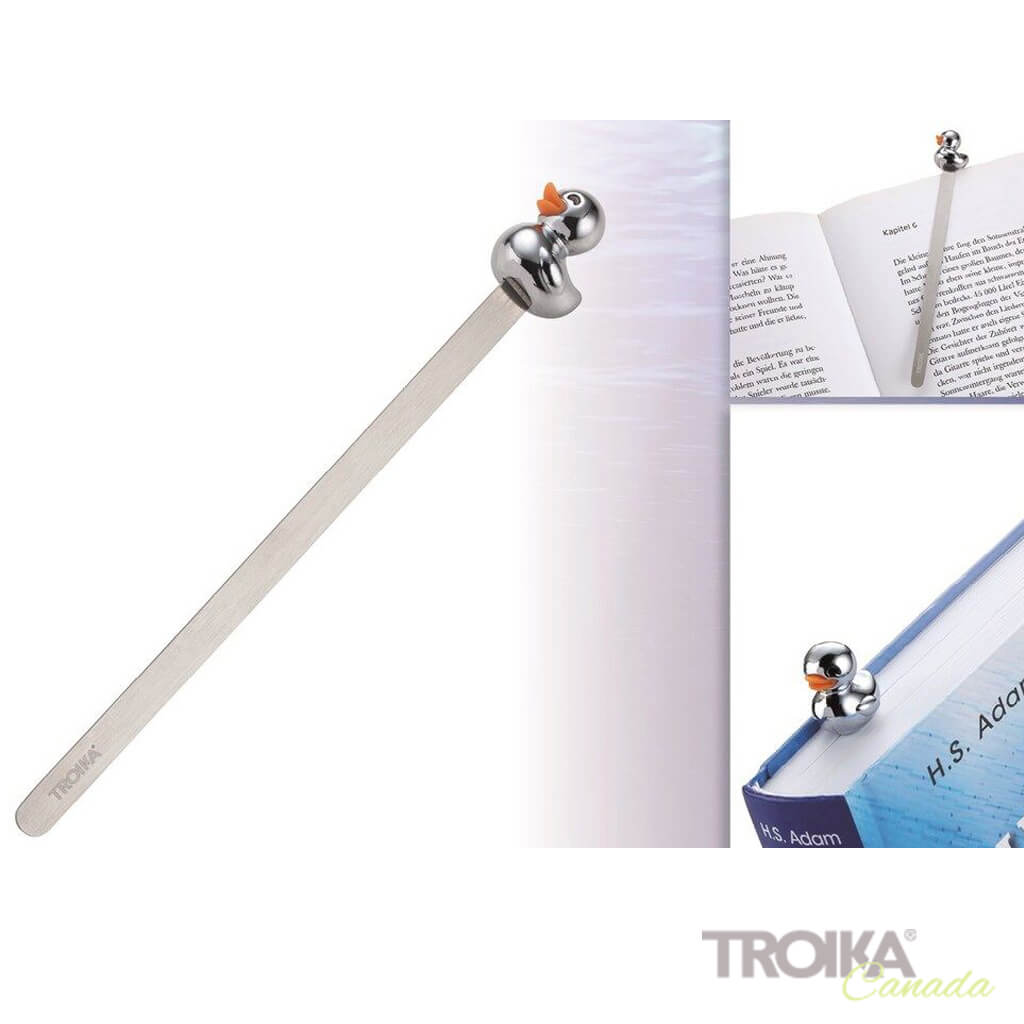 TROIKA Bookmark "DUCK" - Silver