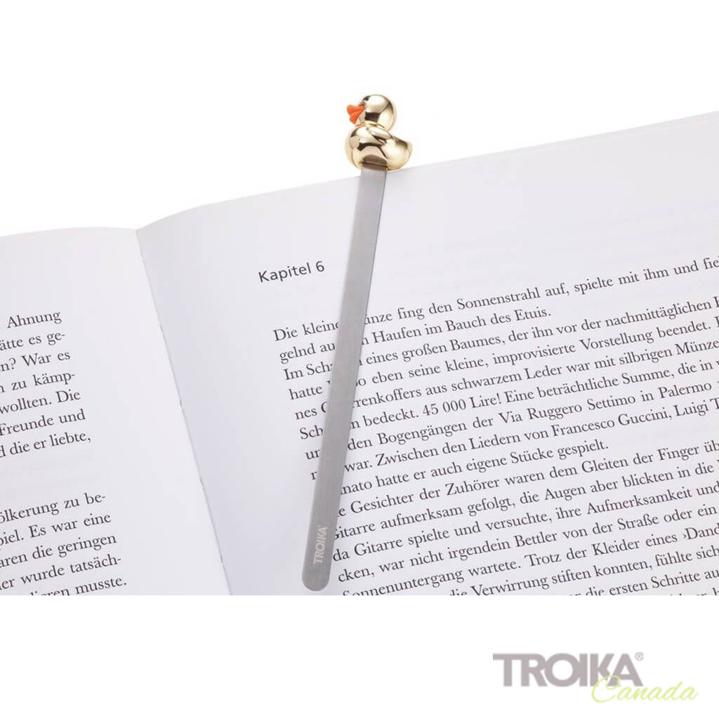 TROIKA Bookmark "DUCK" - Gold