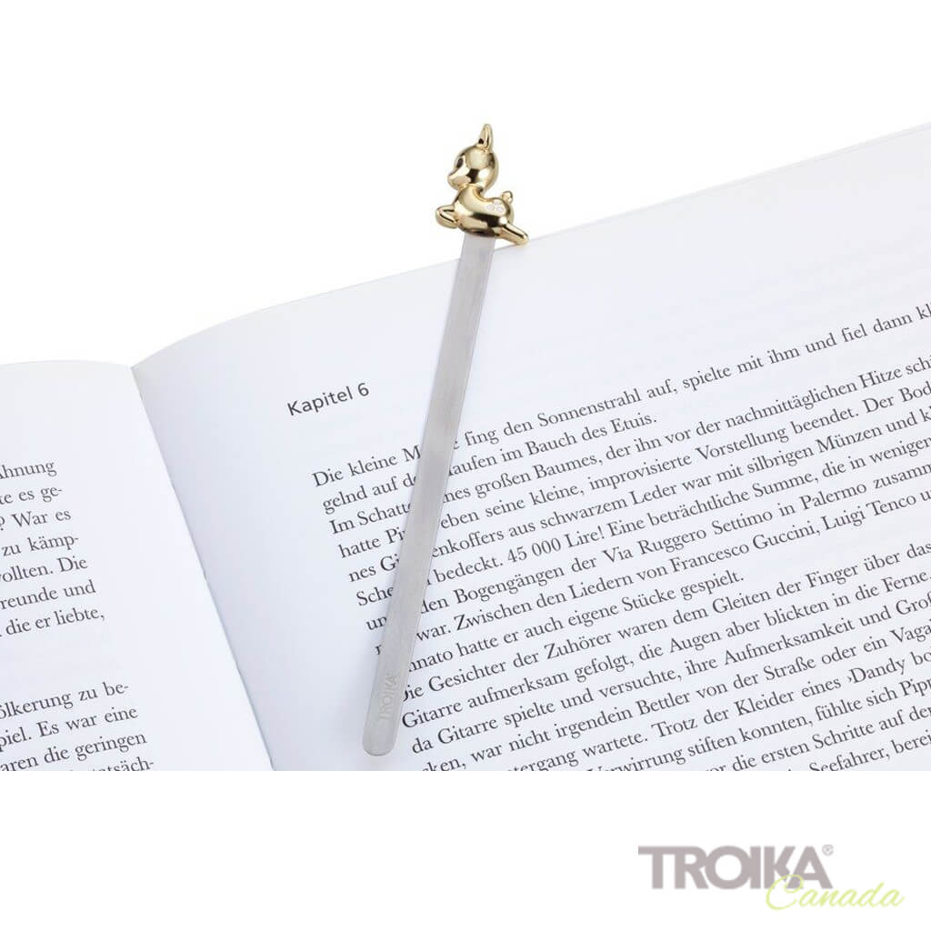 TROIKA Bookmark "FAWN" - Gold