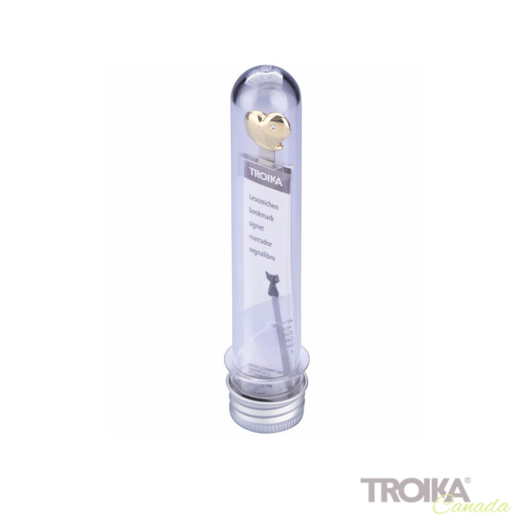 TROIKA Bookmark "HEART" - Gold