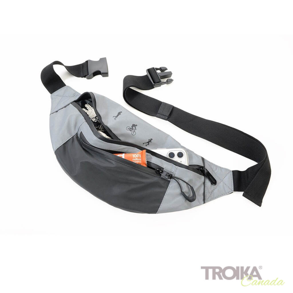 TROIKA Belt bag "REFLACTIVE BAG"