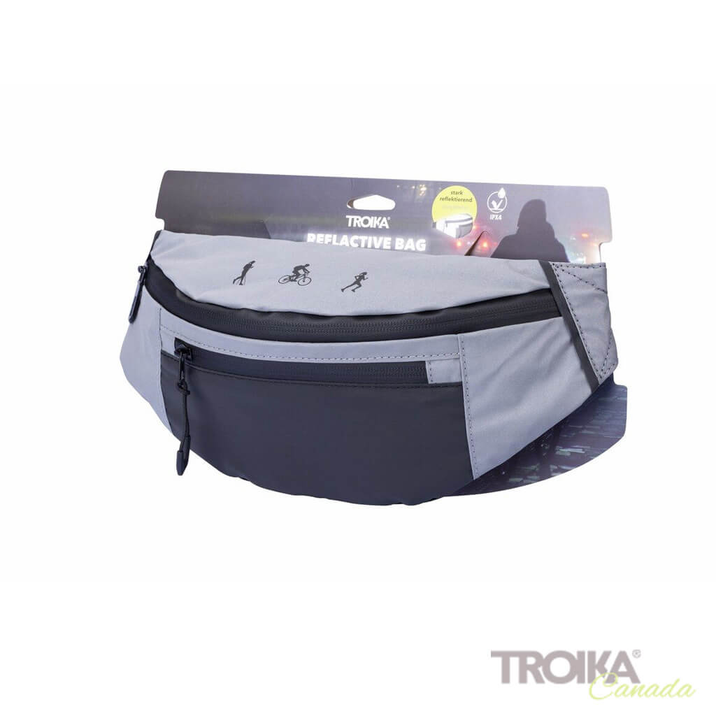 TROIKA Belt bag "REFLACTIVE BAG"