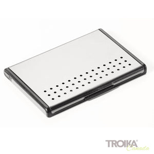 BUSINESS CARD CASE "MR. SLOWHAND" - SILVER