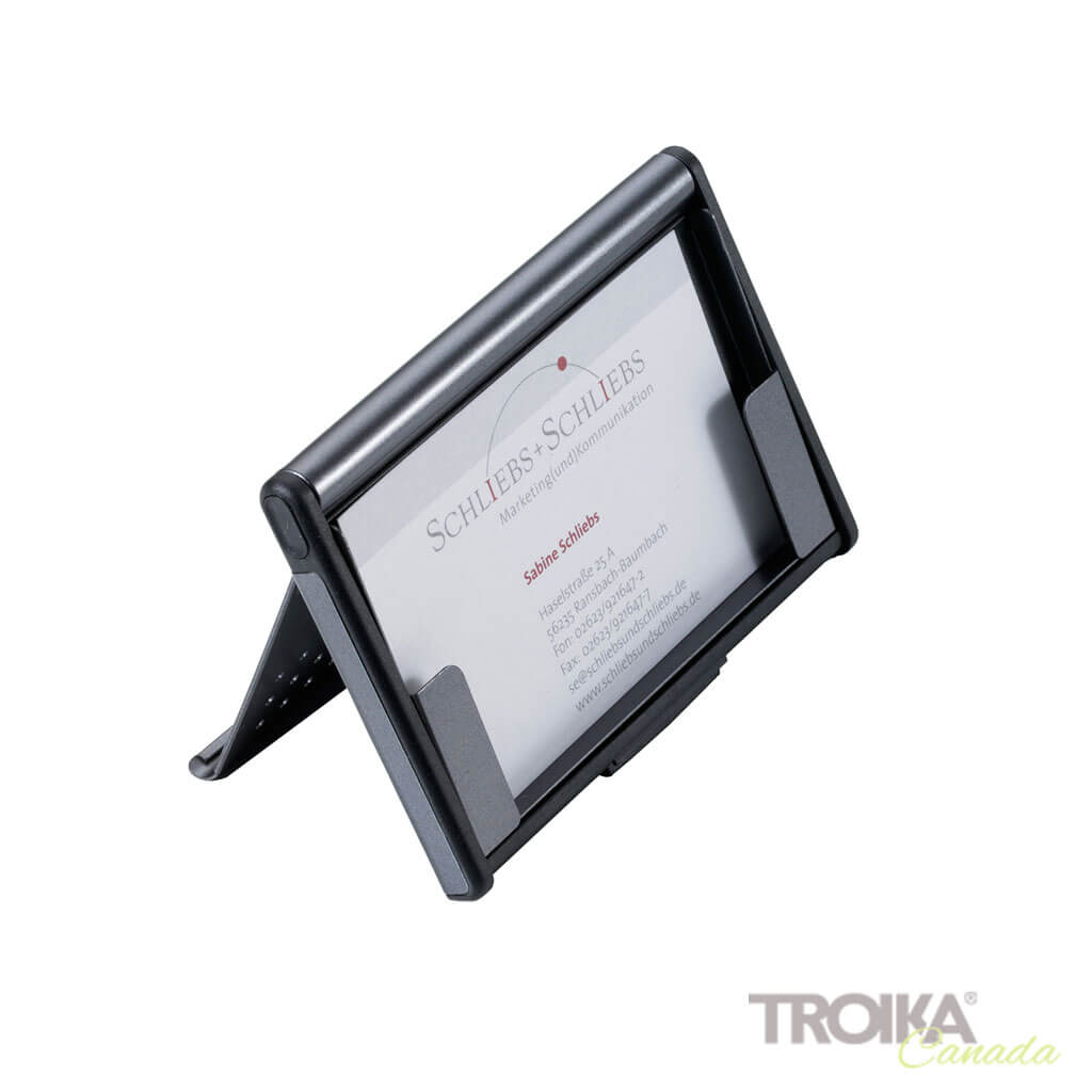 BUSINESS CARD CASE "MR. SLOWHAND" - GREY