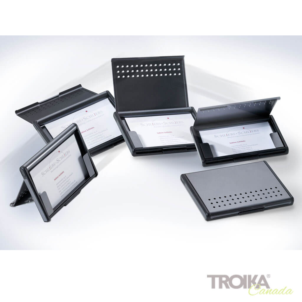 BUSINESS CARD CASE "MR. SLOWHAND" - GREY