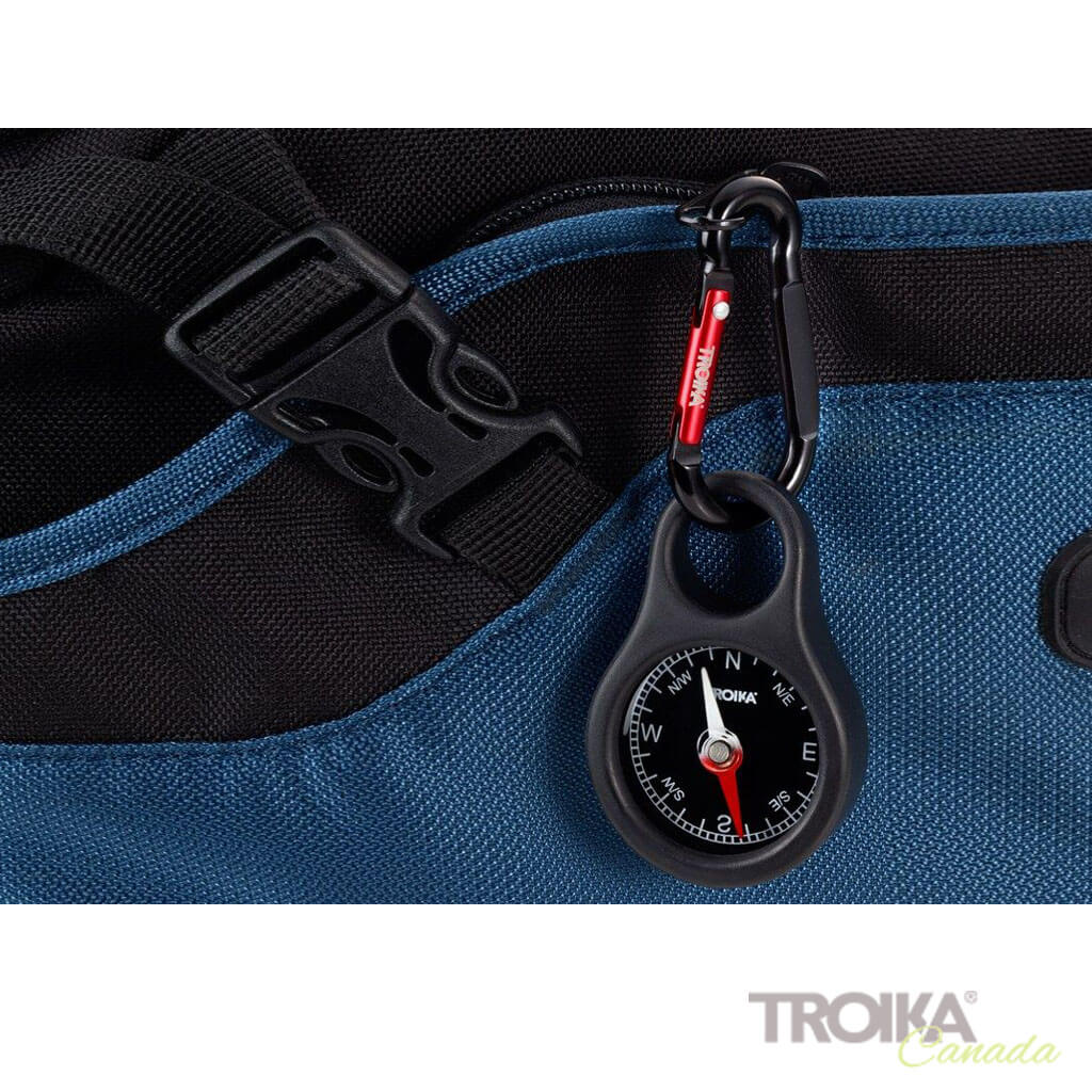TROIKA Keychain "WEGWEISER" - Black