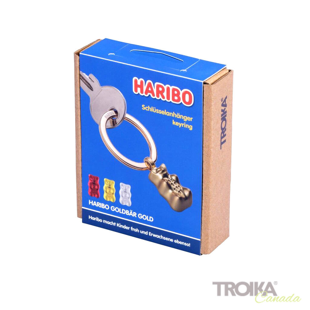 TROIKA Keychain "HARIBO GOLDBÄR" - Gold